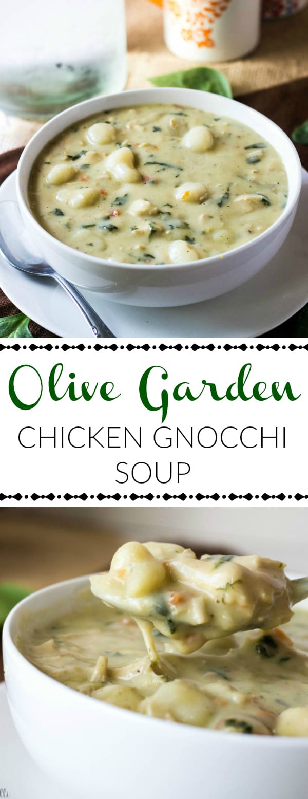 Olive Garden Chicken Gnocchi Soup