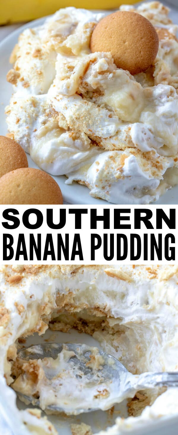 When it comes to desserts this Southern Banana Pudding is a classic and easy recipe that is completely homemade, feeds a crowd and is super addicting!