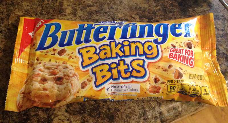 Butterfinger Baking Bits in package
