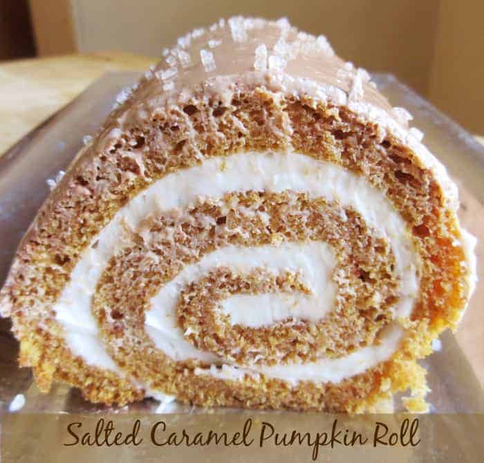 Salted Caramel Pumpkin Roll - Tornadough Alli