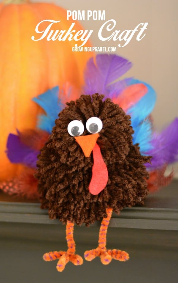 Pom-Pom-Turkey-Thanksgiving-Craft