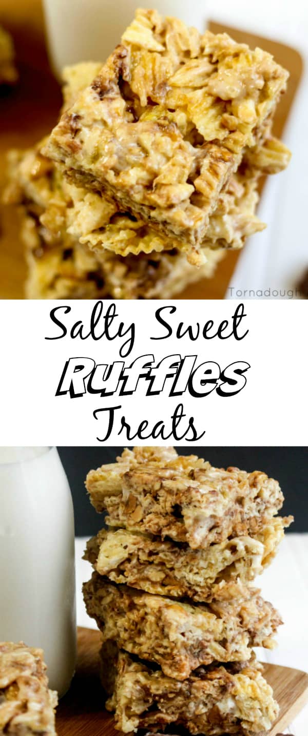 Salty Sweet Ruffles Treats Collage