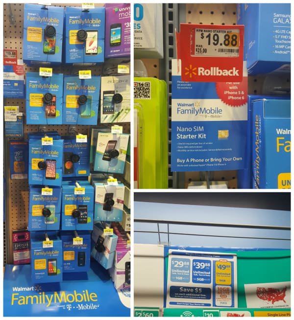 Walmart Family Mobile Collage