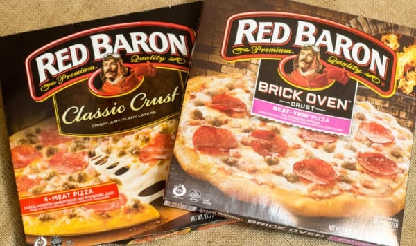 Red Baron Pizza Boxes