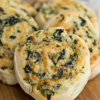 Spinach Dip Pinwheels