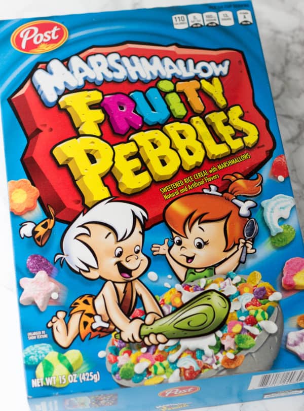 Box of Marshmallow Fruity Pebbles