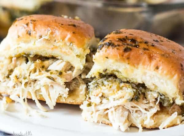 Honey Basil Chicken Sliders