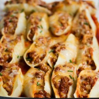 Sloppy Joe Stuffed Shells