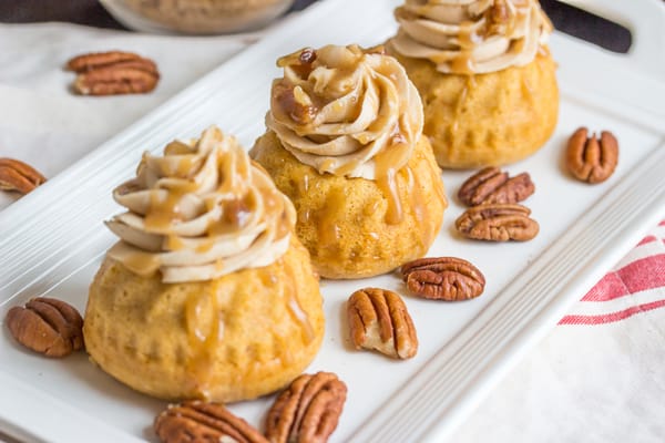 Sweet Potato Bourbon Mini Bundt Cakes | Thanksgiving Sweet Potato Recipes | Homemade Recipes 