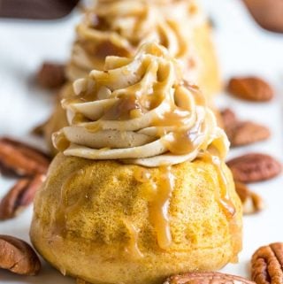 Sweet Potato Bourbon Mini Bundt Cakes