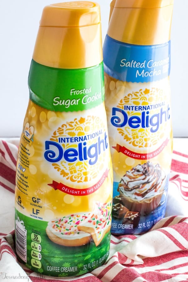 International Delight cream in Frosted Sugar Cookie and Salted Caramel Mocha