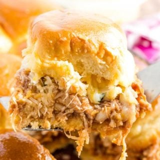 Hawaiian BBQ Chickeen Sliders