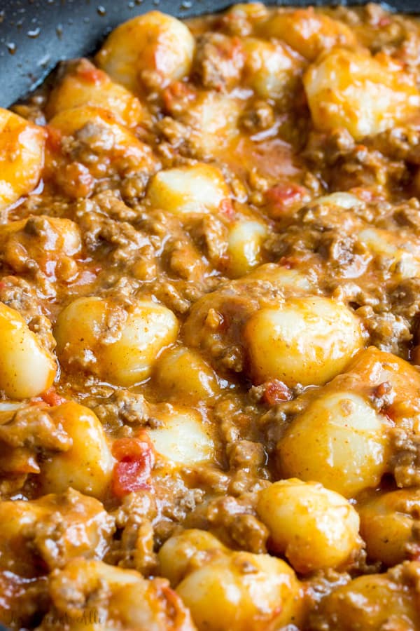 One Pot Taco Gnocchi