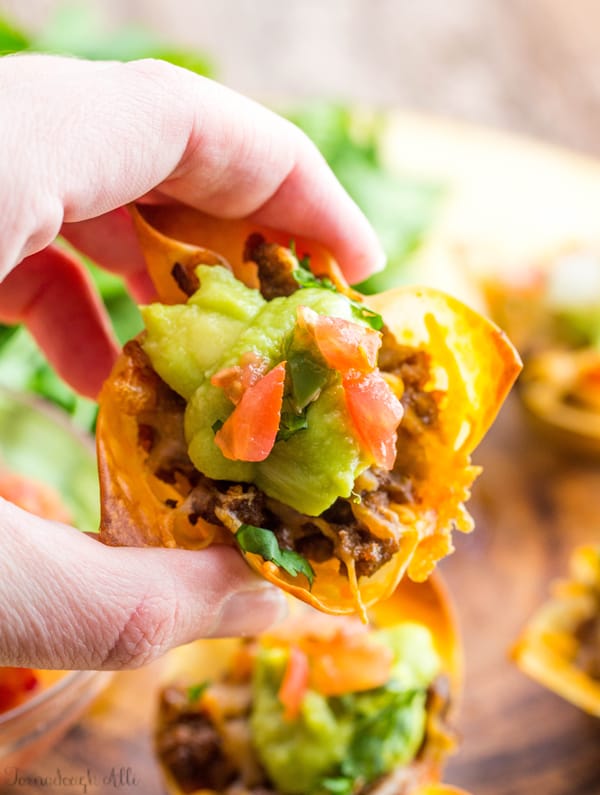 Taco Wonton Cups