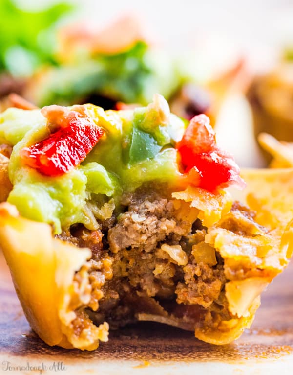 Taco Wonton Cups