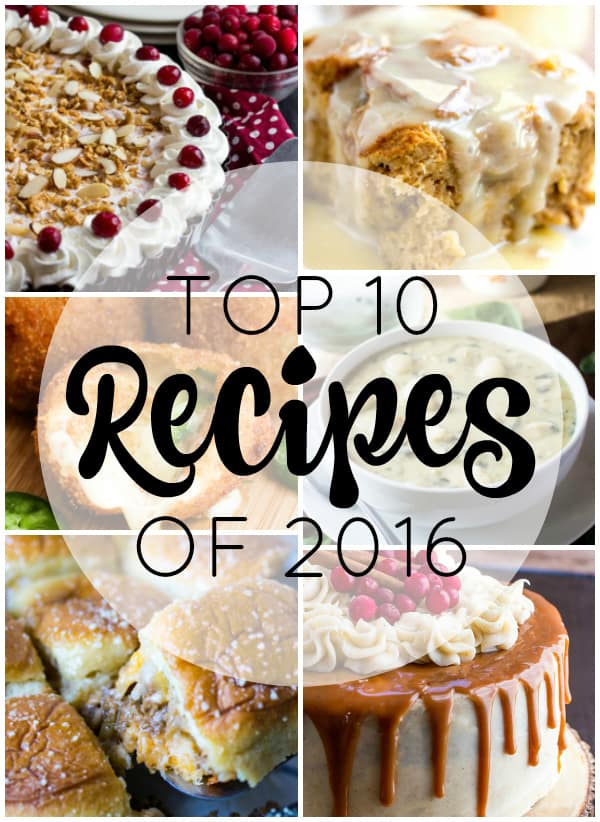 Top 10 Recipes of 2016