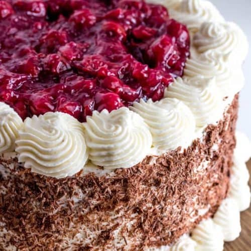 Black Forest Cake {A Classic Tasty Chocolate Cherry Cake}