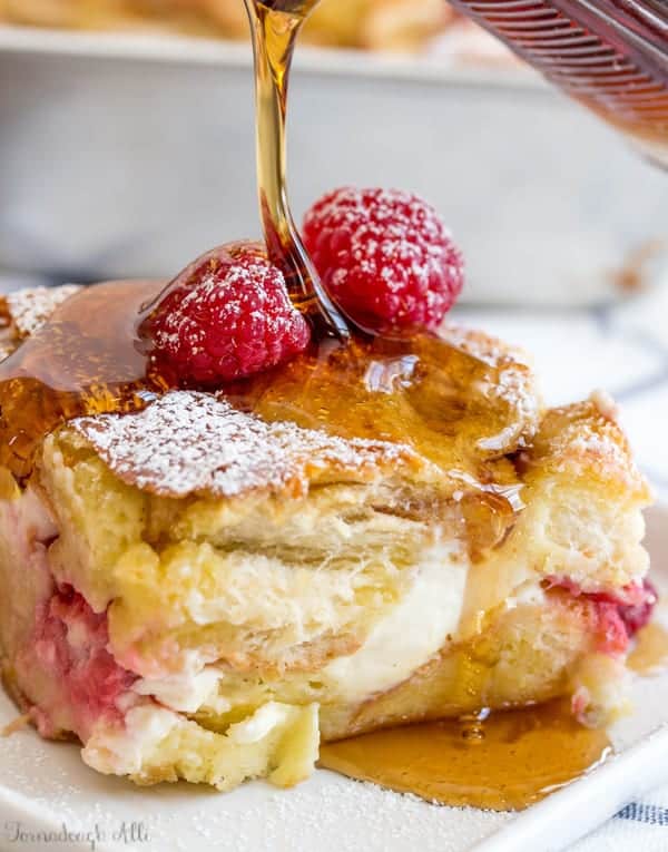 Cream Cheese Stuffed French Toast