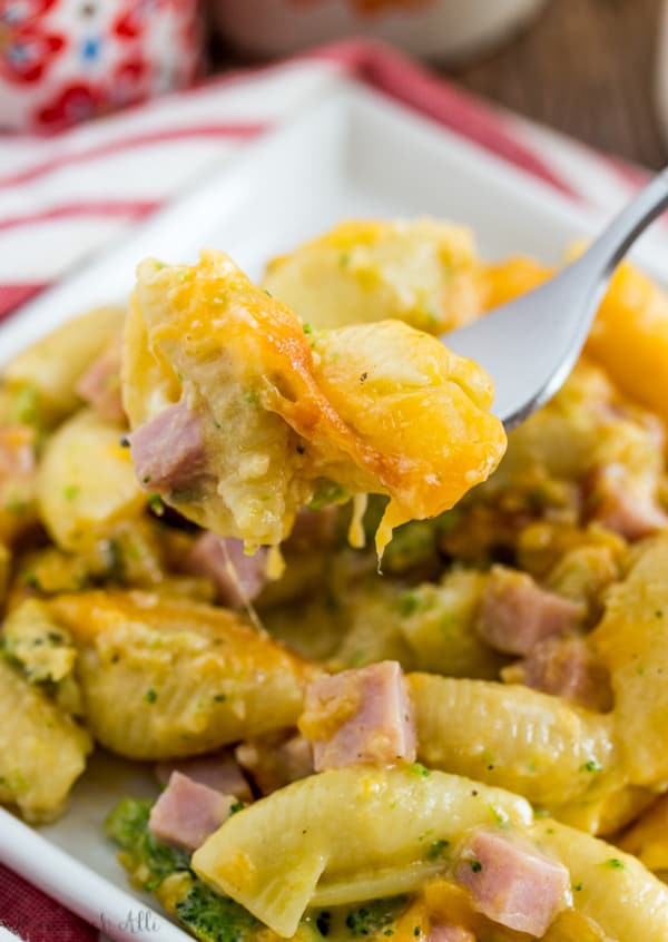 Ham and Broccoli Mac and Cheese