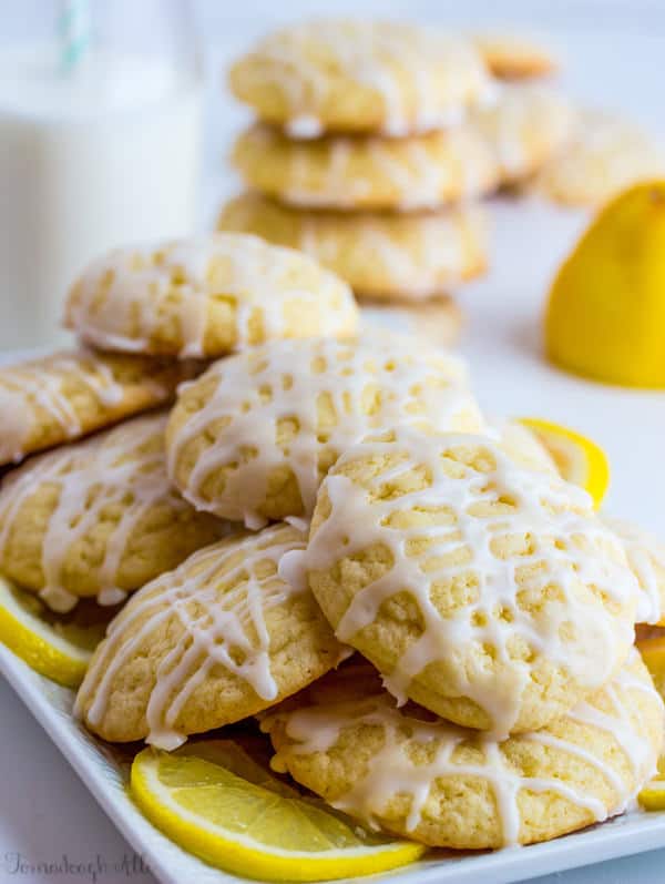 Iced Lemon Sugar Cookies