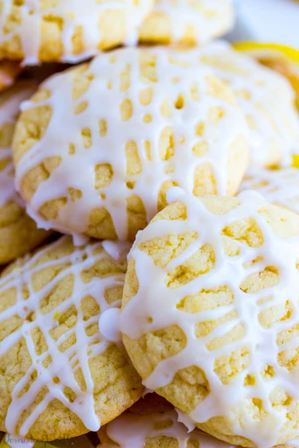 Iced Lemon Sugar Cookies