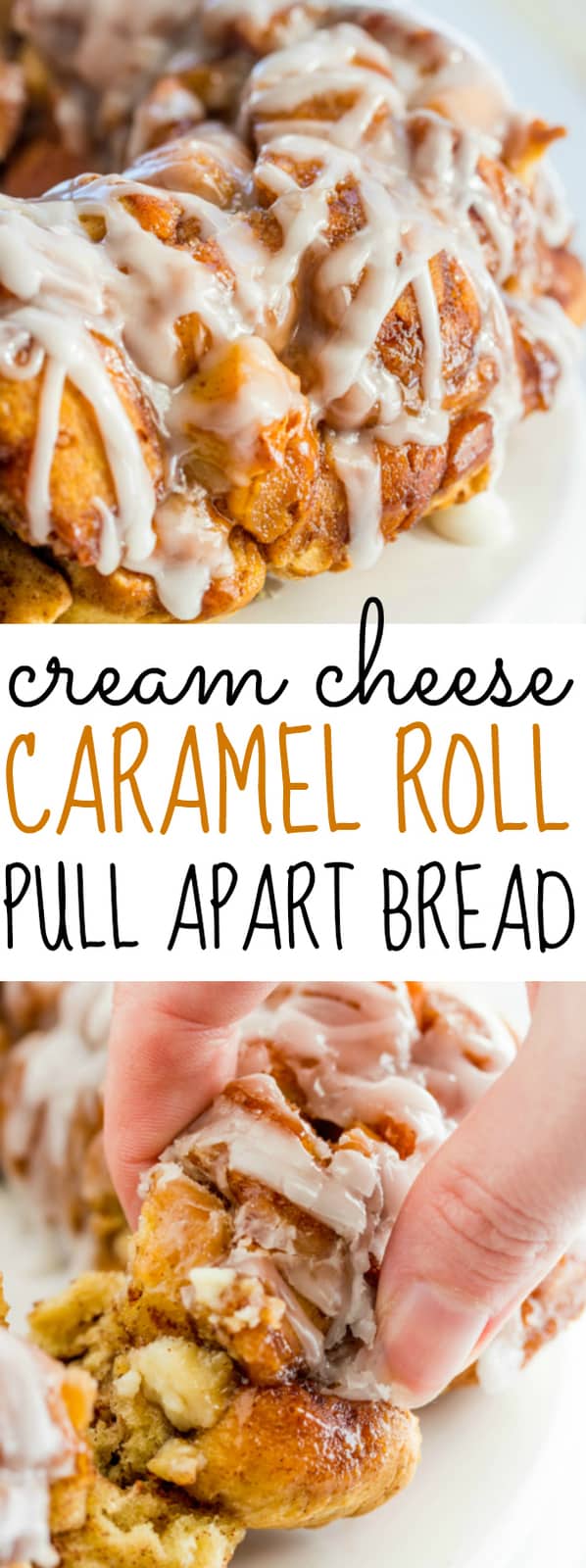 Cream Cheese Caramel Roll Apart Bread