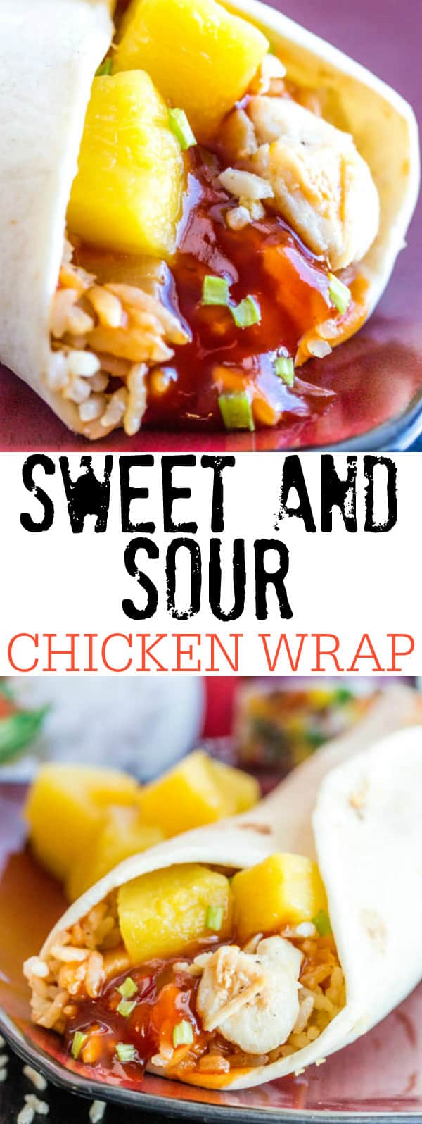 Sweet and Tangy Chicken Wrap