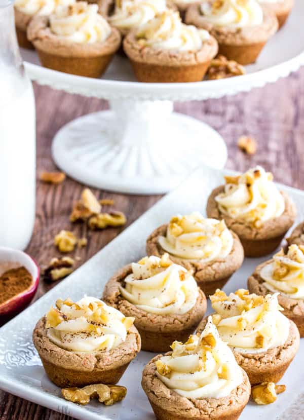 Carrot Cake Cookie Cups