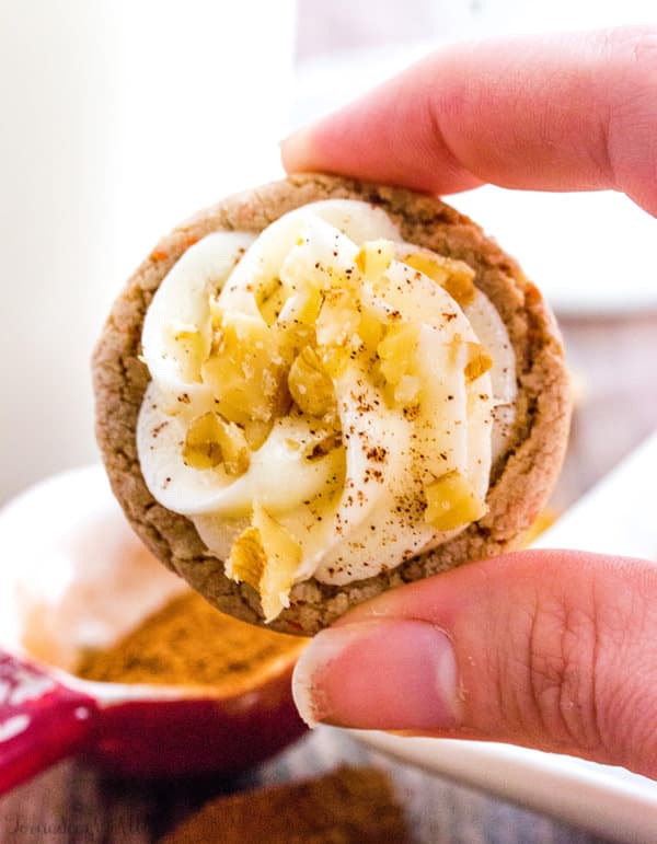 Carrot Cake Cookie Cups