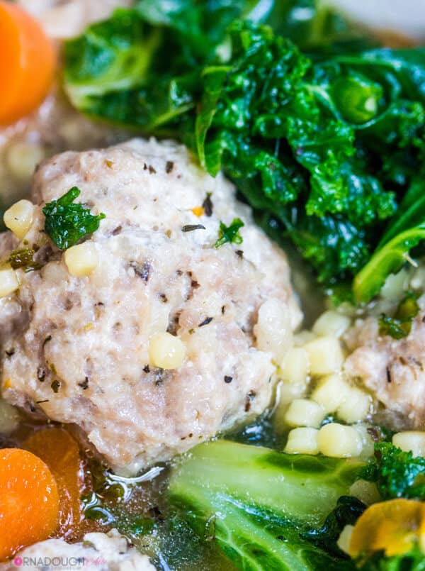 Italian Wedding Soup {A Quick, Easy Dinnertime Recipe}