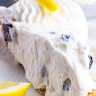 Lemon Blueberry Cream Pie