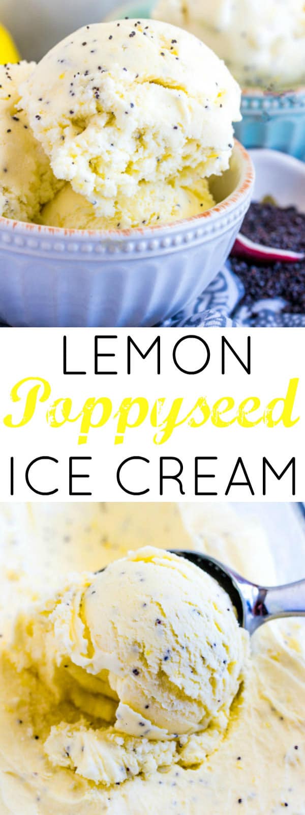 Lemon Poppyseed Ice Cream