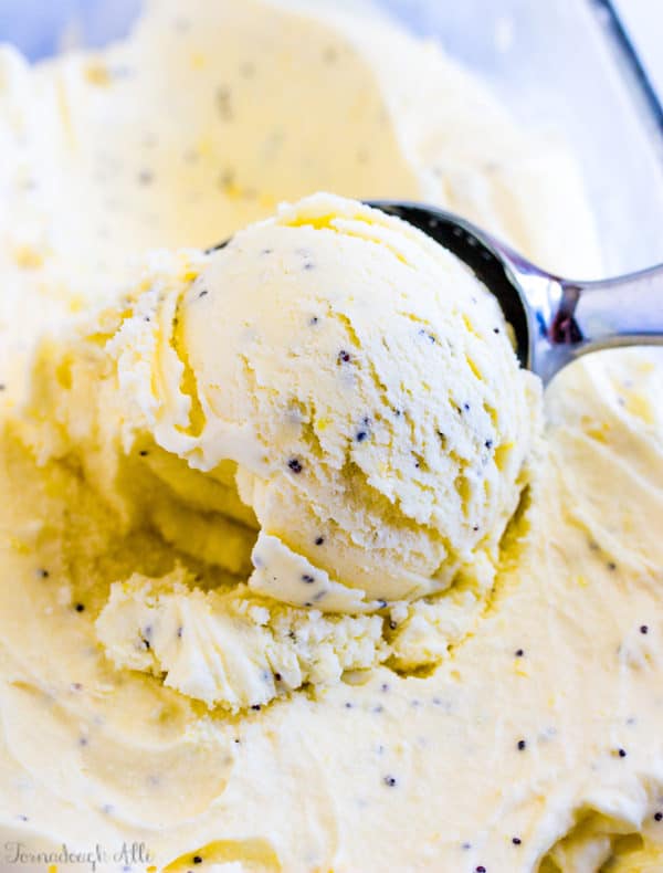 Lemon Poppyseed Ice Cream