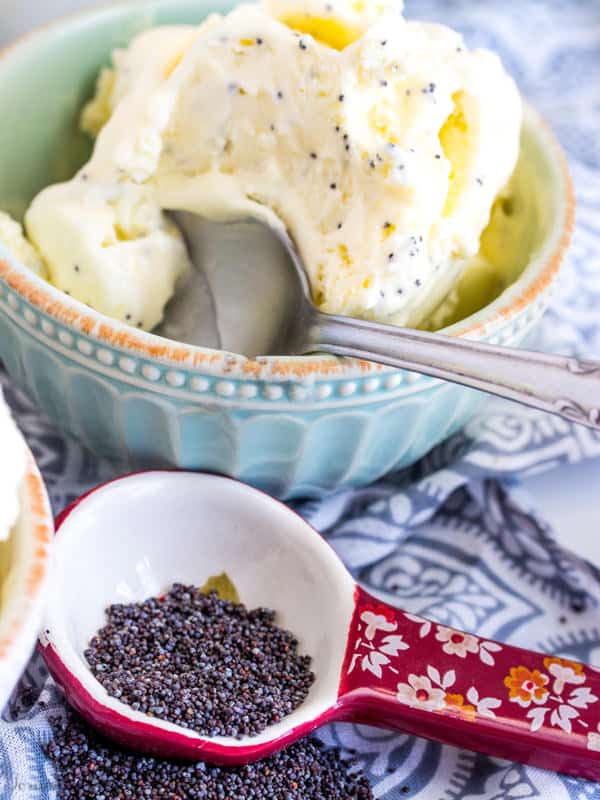 Lemon Poppyseed Ice Cream