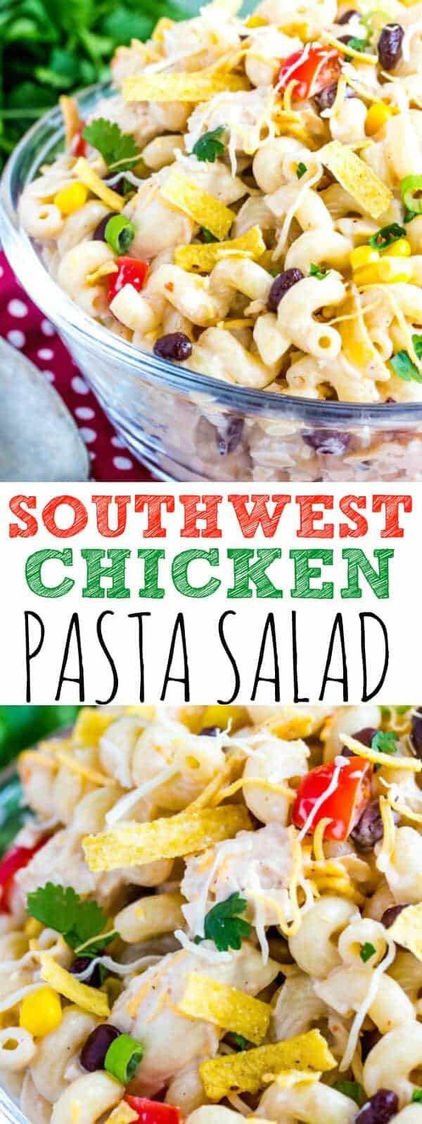 Southwest Chicken Pasta Salad
