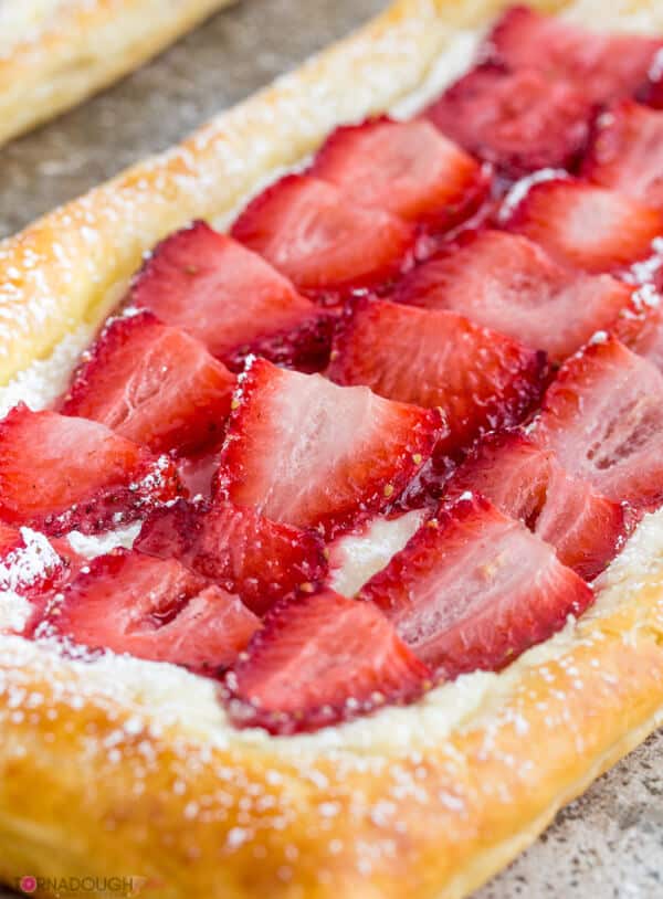 Strawberries and Cream Puff Pastry