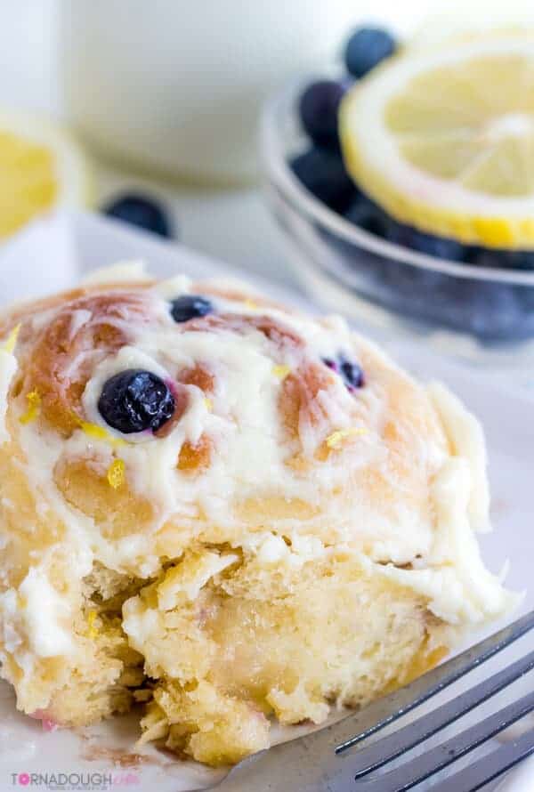 Blueberry Lemon Sweet Rolls