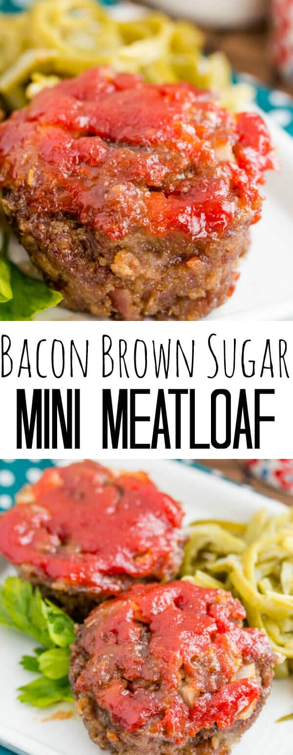 Bacon Brown Sugar Mini Meatloaf