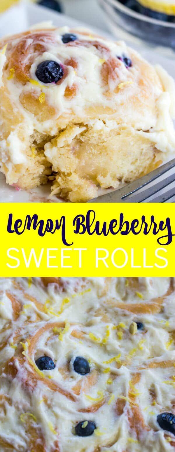 Blueberry Lemon Sweet Rolls