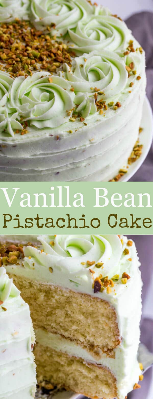 Vanilla Bean Pistachio Cake