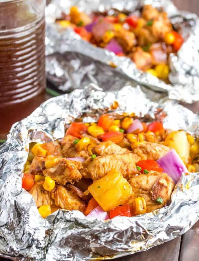 BBQ Chicken Foil Packs