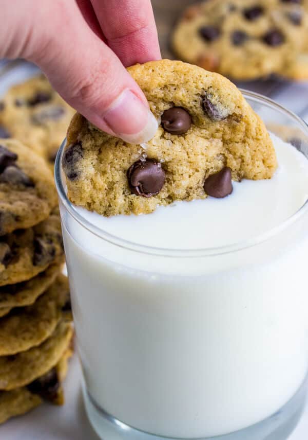 Salted Caramel Banana Chocolate Chip Cookies