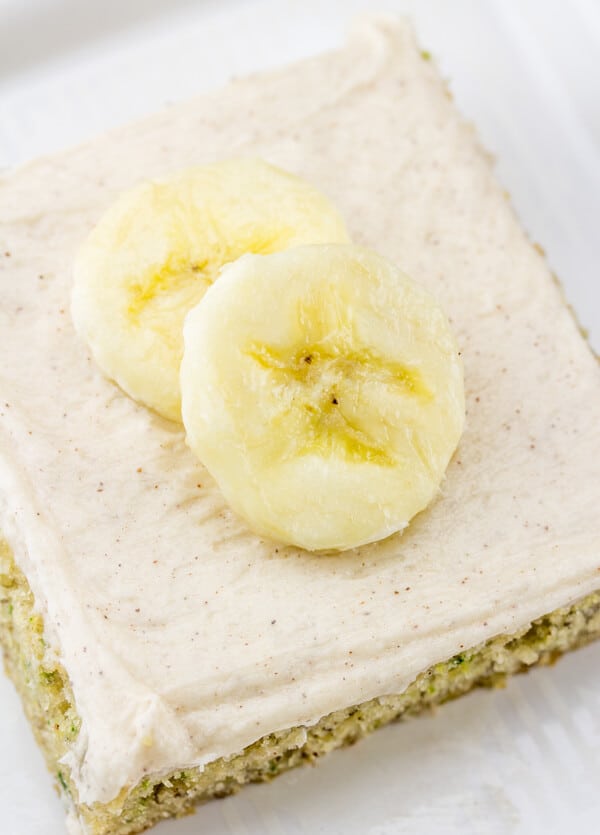 Banana Zucchini Sheet Cake