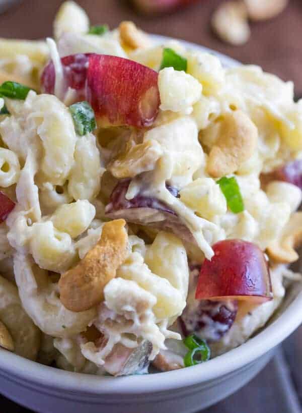 Cashew Chicken Pasta Salad