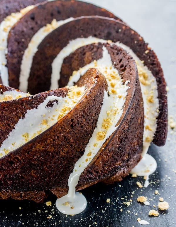 S'mores Bundt Cake