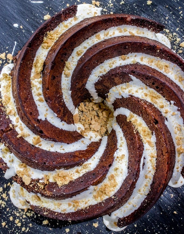 S'mores Bundt Cake