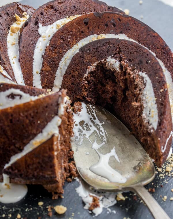 S'mores Bundt Cake