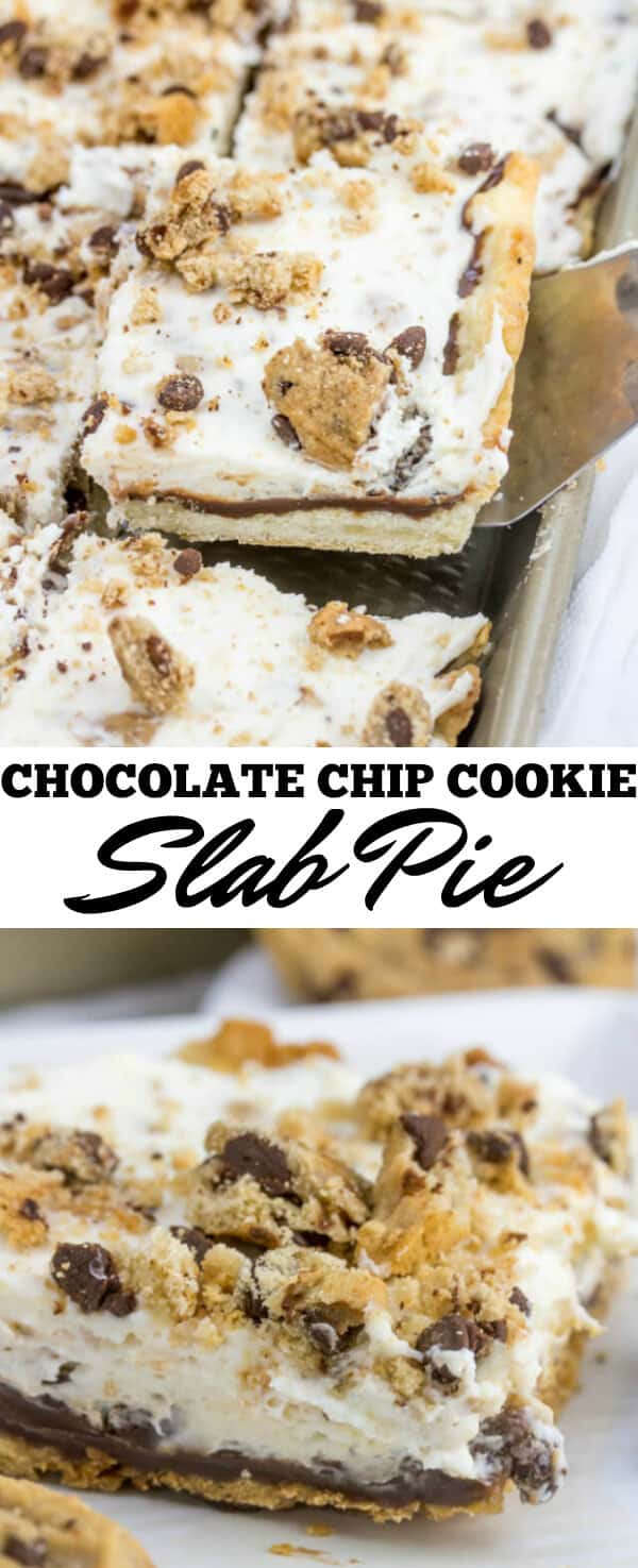 Chocolate Chip Cookie Slab Pie
