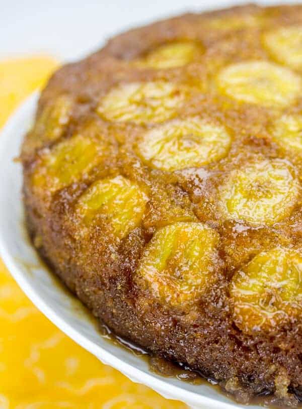 Banana Upside Down Cake {A Delicious Twist on the Traditional Cake}