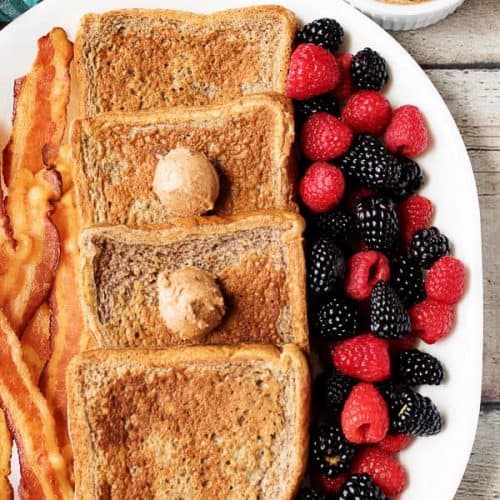 French Toast With Cinnamon Brown Sugar Butter A Perfect Breakfast